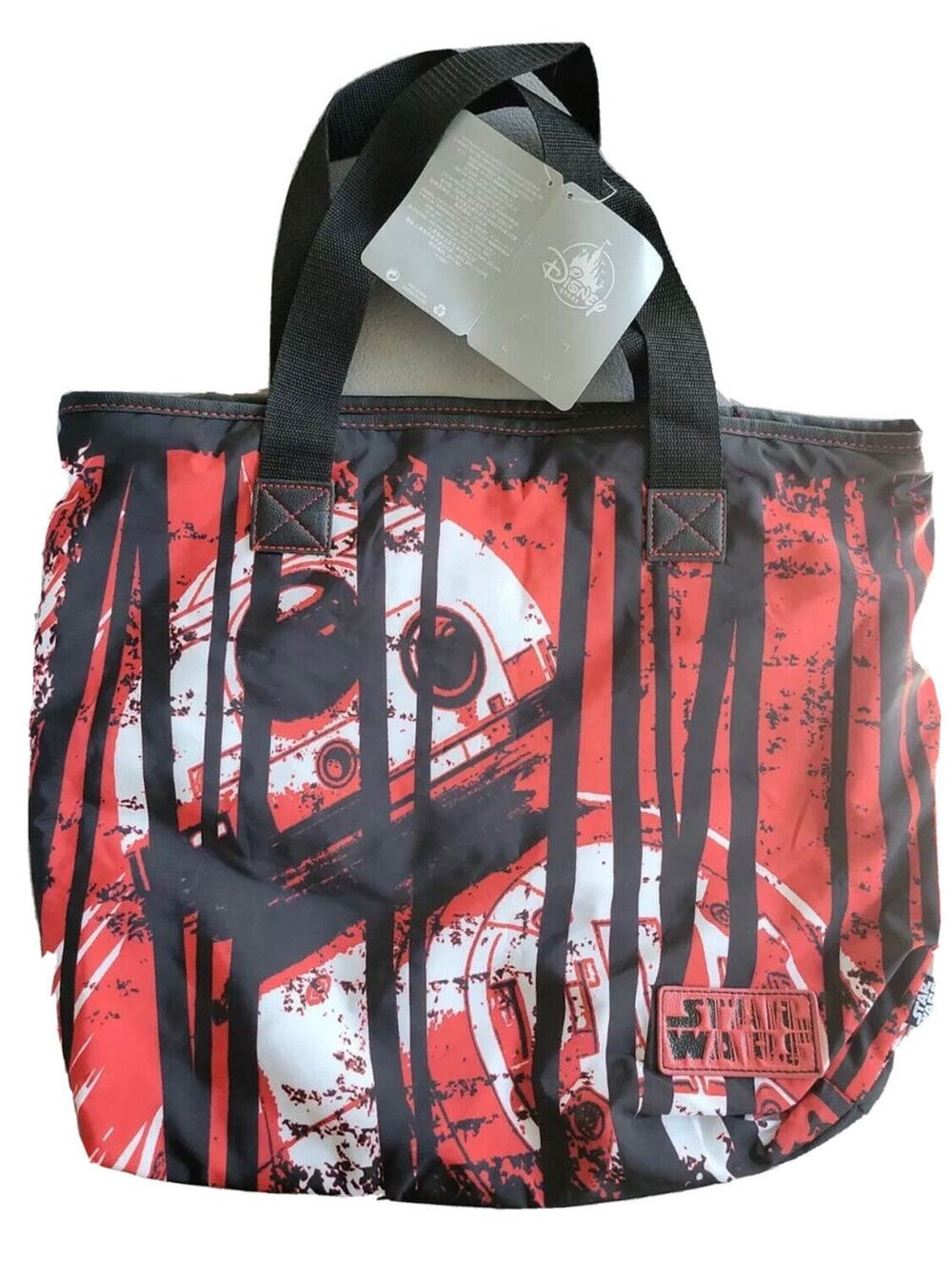 Tote Disney Star Wars BB-8 Purse Store Red and Black 15" X 19"